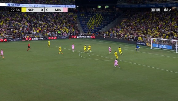 Gol de Messi vs. Nashville en la final de la Leagues Cup | VIDEO: Apple TV
