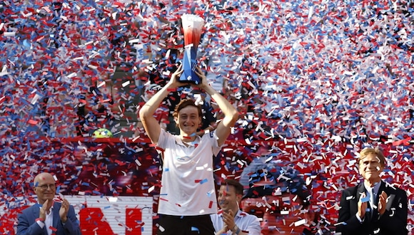 Premiación y discurso de Ignacio Buse como campeón del ATP 500 de Hamburgo. (Video: ESPN | Foto: Getty Images)