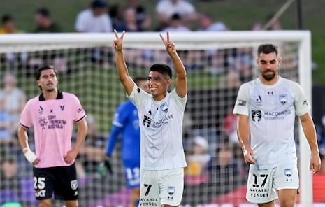 ¡Dejó parado al arquero! Primer gol de Piero Quispe para Sydney FC en la A-League de Australia