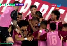 Con desborde y centro de Soteldo: el gol de Rondón para 1-1 de Venezuela vs. Argentina