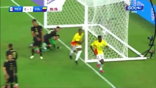¡Gran asistencia de James Rodríguez! El gol de Lucumí para el 1-0 de Colombia vs. México