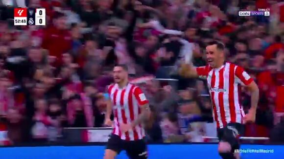 El primer gol del Athletic Club vs Real Madrid. (Video: Sky Sports)