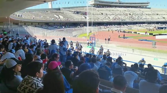 Puebla recibe a Pachuca por el Clausura 2024. (Video: Twitter/@leo_0094)