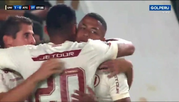 Andy Polo abrió el marcador en el Universitario vs. Atlético Grau en el Monumental. (Video: GOLPERU)
