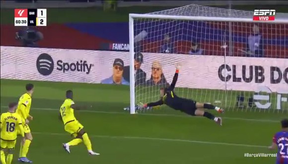 Ilkay Gündogan fue autor del gol del descuento (1-2) en el partido entre Barcelona vs. Villarreal. (Video: ESPN)