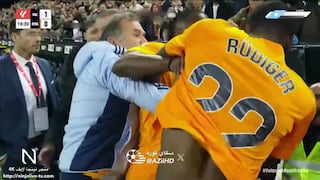 ¡Se puso como loco! Vinícius Junior vio la roja y se fue encima del árbitro en el Valencia vs. Real Madrid