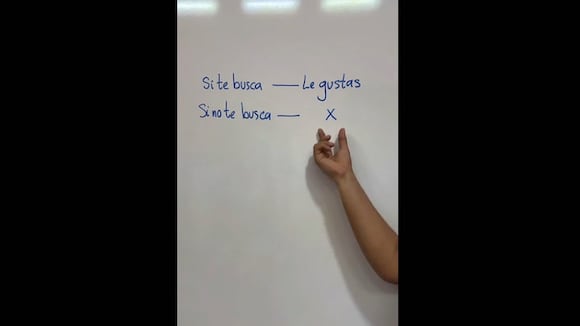 Profesor explica de forma simple cómo saber si le gustas a alguien. (Video fuente: TikTok/Aprende_con_chacho)
