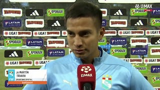 Martín Távara destacó buen momento de Cristal: “Este es el Sporting que van a ver ahora”
