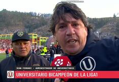 El fuerte mensaje de Jean Ferrari a Bruno Marioni, tras título de Universitario: “A ese tarado...”
