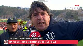 El fuerte mensaje de Jean Ferrari a Bruno Marioni, tras título de Universitario: “A ese tarado...”