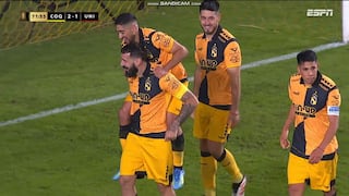 ¡Doblete que lo sufre Universitario! Goles de Guido Vadalá para el 2-1 de Coquimbo Unido