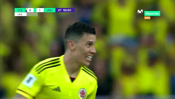 Mateus Uribe anotó el 2-1 a favor de Colombia vs. Uruguay. (Video: Movistar Eventos)