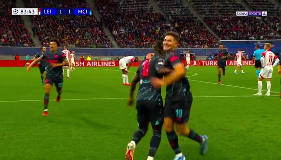 Julián Álvarez: gol en Man. City vs. Leipzig por Champions League (Video: BeinSports)