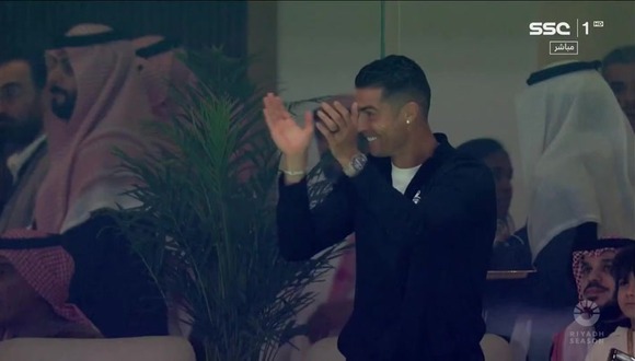 Cristiano Ronaldo disfruta la goleada de Al Nassr vs. Inter Miami. (Vídeo: SSC).