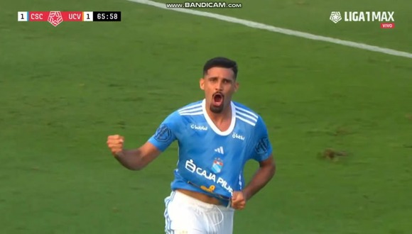 Ignácio da Silva marcó el 1-1 de Sporting Cristal sobre César Vallejo. (Video: Liga 1 MAX)