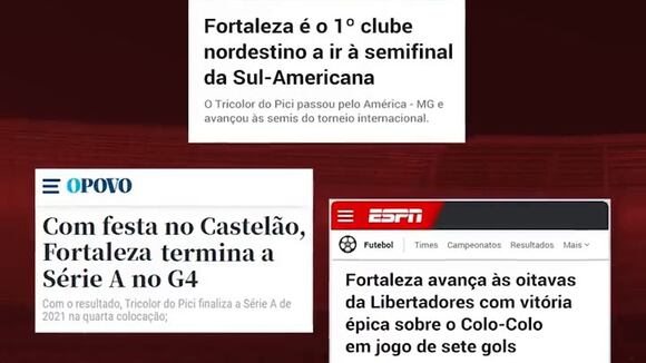 Fortaleza busca su pase a la final de la Copa Sudamericana. (Video: Twitter)