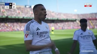 ¡Doblete y figura! Gol de Mbappé para el 0-2 del Barcelona vs Real Madrid