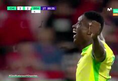 ¡Lo dio vuelta! Gol de Luiz Henrique para el 2-1 de Brasil ante Chile en Santiago