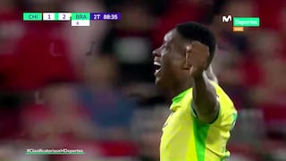 ¡Lo dio vuelta! Gol de Luiz Henrique para el 2-1 de Brasil ante Chile en Santiago