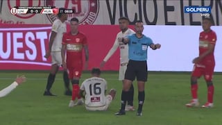 ¡Por lesión! Martín Pérez Guedes fue reemplazado en el Universitario vs. Sport Huancayo