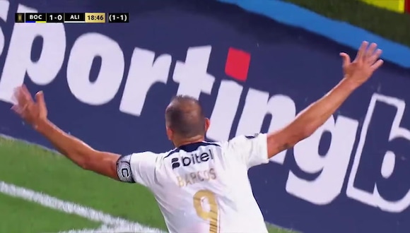 Gol de Hernán Barcos para el 1-1 de Alianza Lima vs. Boca por la Copa Libertadores (Video: @ESPNArgentina)