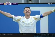 ¡Van 913 en su carrera! Goles de Cristiano Ronaldo para el 3-0 de Al Nassr vs Al Gharafa