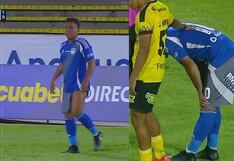 Christian Cueva encendió las alarmas en Emelec: jugó lesionado y no pudo salir del campo