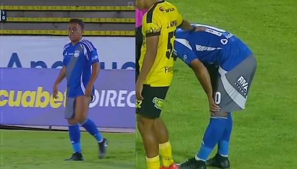 Lesión de Christian Cueva en el Emelec vs. Miguel Iturralde por la Copa Ecuador 2025 | VIDEO: DSports