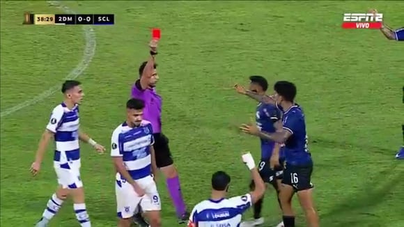 Tarjeta roja para Luis Iberico en Sporting Cristal vs 2 de mayo | VIDEO: ESPN 2