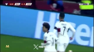 ¡Firmó su doblete! Goles de Cristiano Ronaldo para el 2-0 de Portugal vs. Bosnia