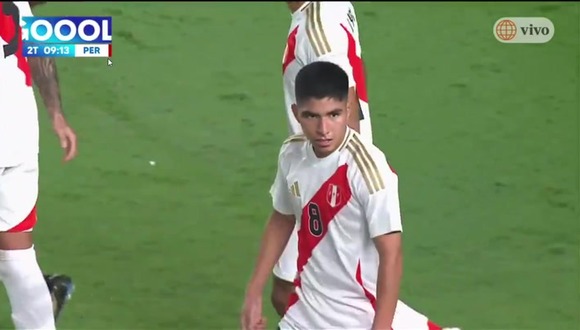 Gol de Piero Quispe para el 3-0 de Perú vs. República Dominicana. (Video: América TV)