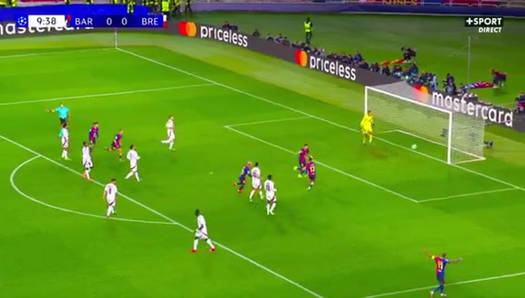 Lewandowski alcanzó los 100 goles en Champions en el Barcelona vs Brest. (Video: Sport)