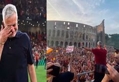 José Mourinho se despidió de la Roma con emotivo video