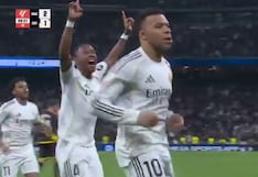 ¡Al rescate! Gol de Kylian Mbappé para el 2-1 del Real Madrid vs. Rayo Vallecano