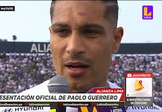 Paolo Guerrero sobre dorsal: “Me habían prometido la 84 y 99, quería elegir algo simbólico de Alianza”