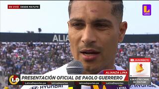 Paolo Guerrero sobre dorsal: “Me habían prometido la 84 y 99, quería elegir algo simbólico de Alianza”