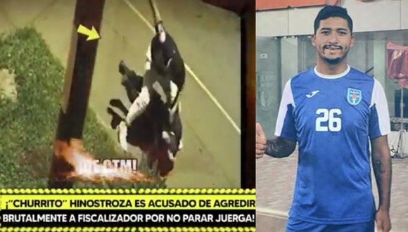 Hernán Hinostroza agredió a miembro de sereznago en Surco. (Video: Amor y Fuego)