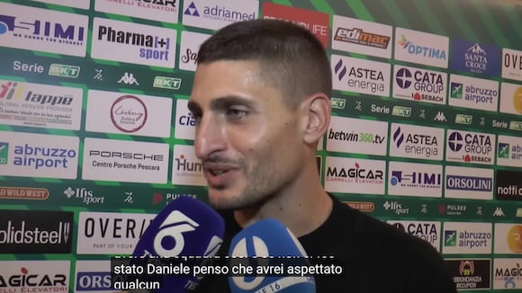 Marcos Verratti sobre Gianluca Lapadula | VIDEO: ILPescara
