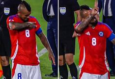 Arturo Vidal y su polémico gesto hacia los hinchas de Paraguay
