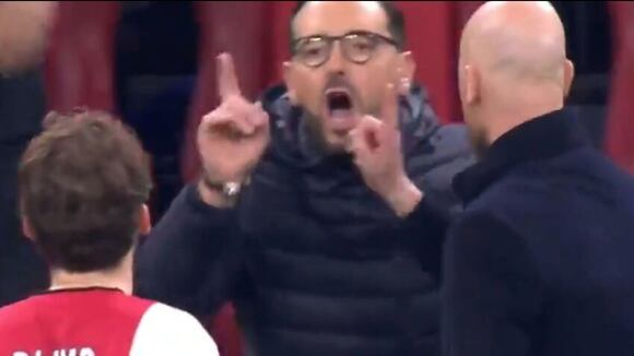 Ajax vs Getafe en Europa League: el tremendo cruce entre los técnicos Ten Hag y Bordalás | VIDEO