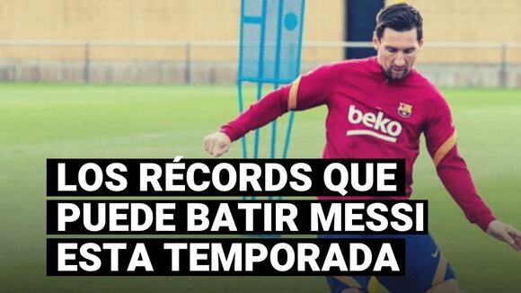 España: los récords que Lionel Messi puede batir en su nueva temporada con el FC Barcelona | VIDEO