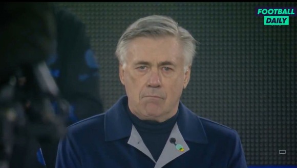 El llanto de Carlo Ancelotti en el homenaje a Diego Maradona. (Video: @footballdaily)