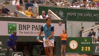 Dejó grata impresión: Varillas fue eliminado del Roland Garros tras perder 3-2 ante Auger-Aliassime