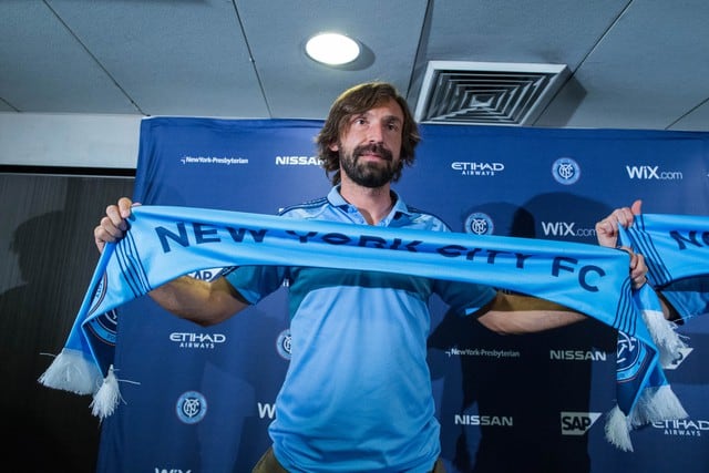 Andrea Pirlo - New York City FC (2015-2018) (Foto: AFP)