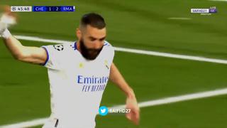 Terrible error de Mendy: otro gol de Benzema para el 3-1 del Real Madrid vs. Chelsea [VIDEO]