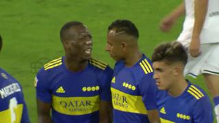 Llamado de atención: Advíncula tuvo cruce de palabras con Villa tras jugada en el Boca vs. Vélez [VIDEO]