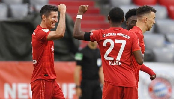 Bayern Munich le sacó 10 puntos de ventaja al Dortmund. (Foto: AFP)