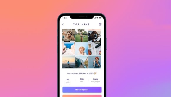 ¡Ya puedes crear tu Top Nine 2020 en Instagram! Aquí te enseñamos cómo hacerlo. (Foto: Top Nine)