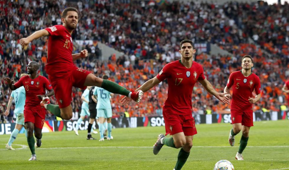 Portugal vs. Holanda jugaron por la final de la Liga de Naciones. (Foto: AFP)