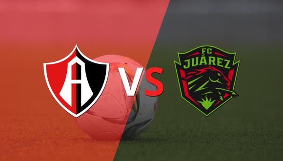 Atlas y FC Juárez se mantienen sin goles al finalizar el primer tiempo